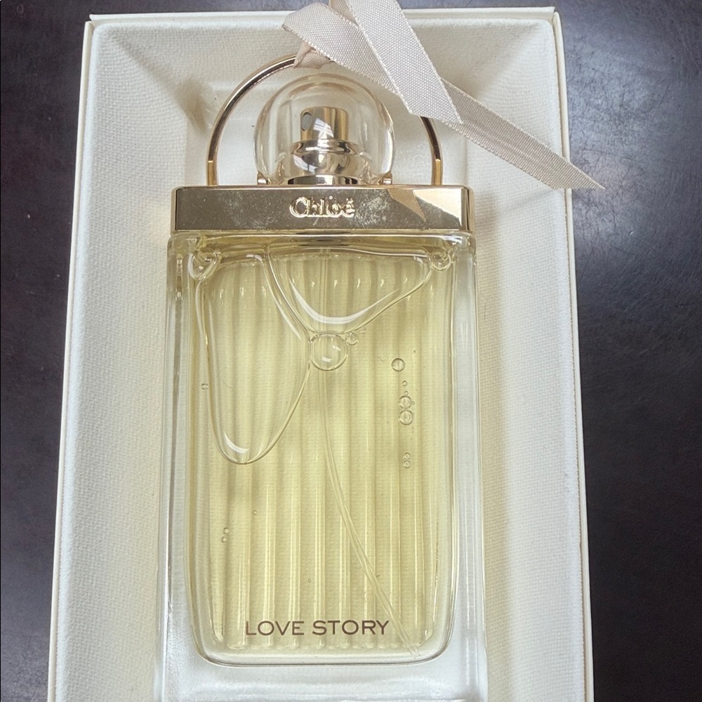 Chloe Gold and Clear Perfume Bottle - Picture 3 of 3